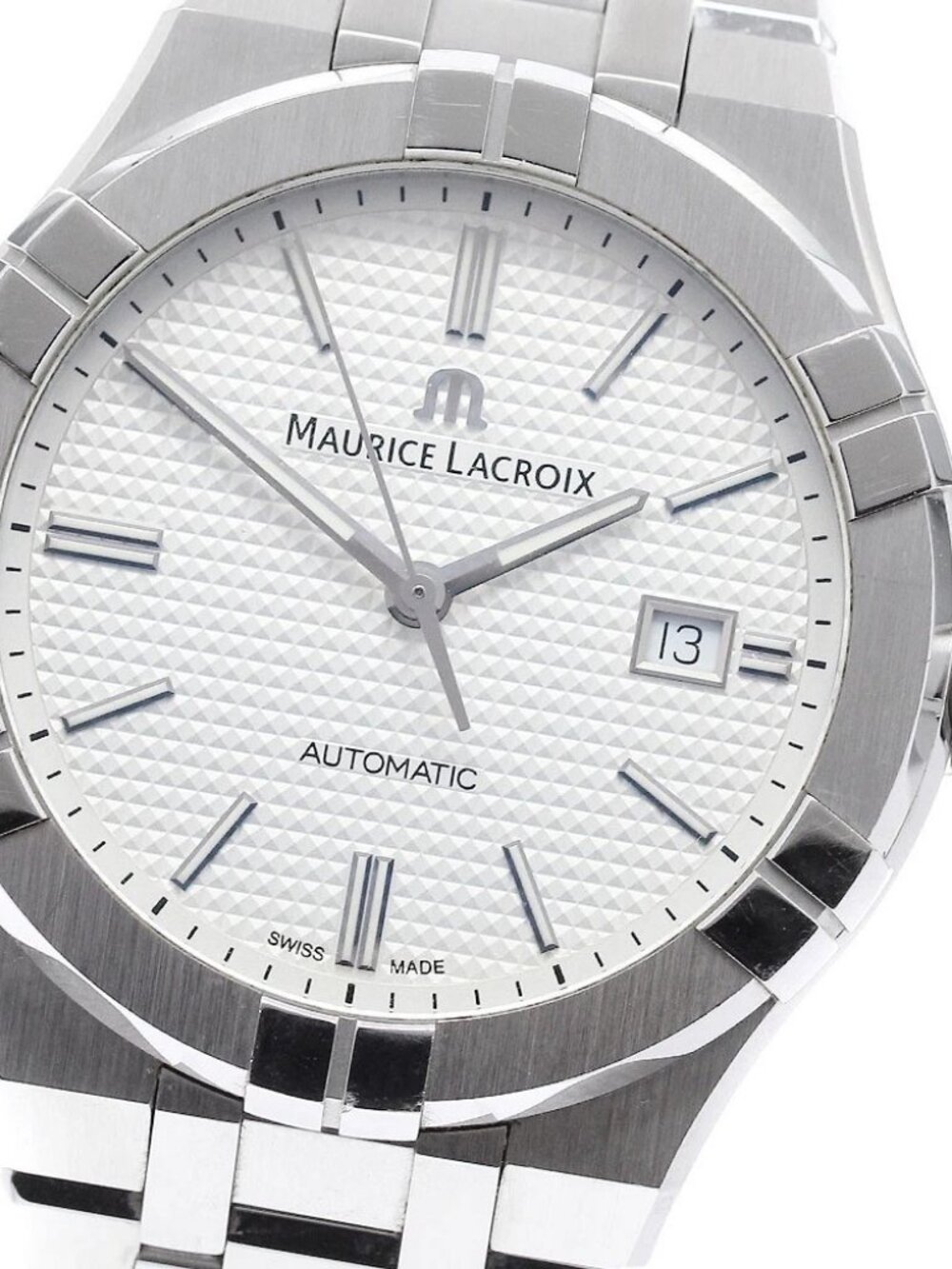 MAURICE LACROIX icon AI6008 Date Silver Dial Automatic Men's Watch_963065